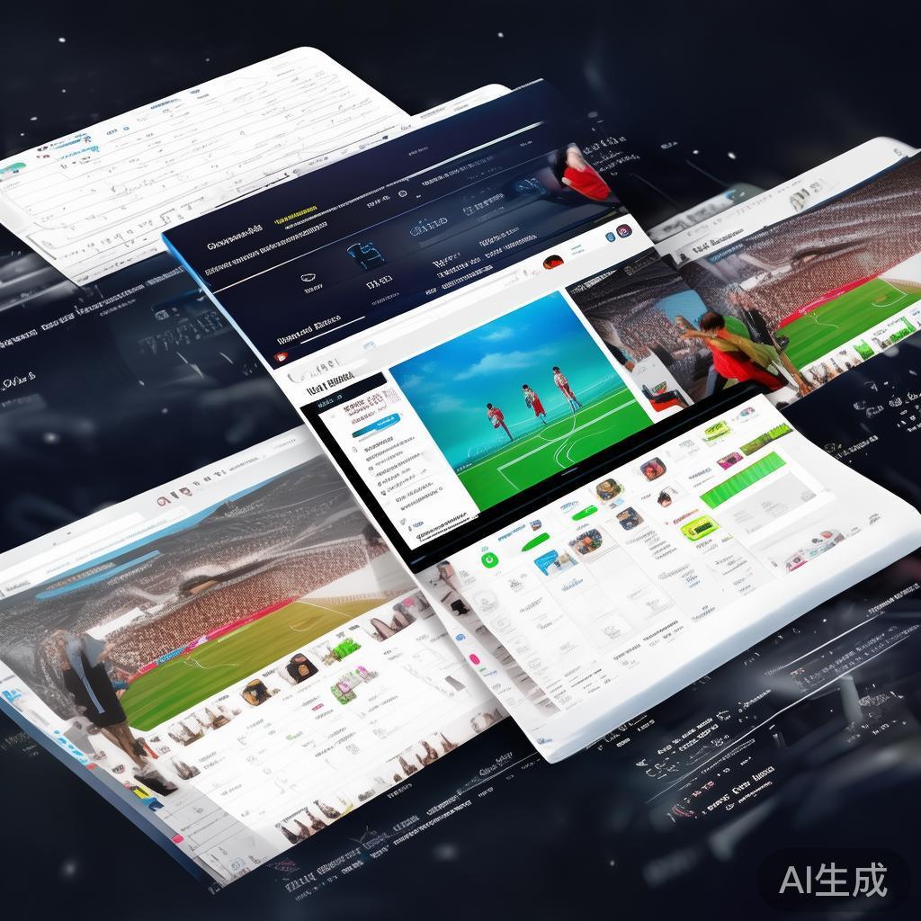 一些知名的体育门户网站如腾讯体育、新浪体育，也会提